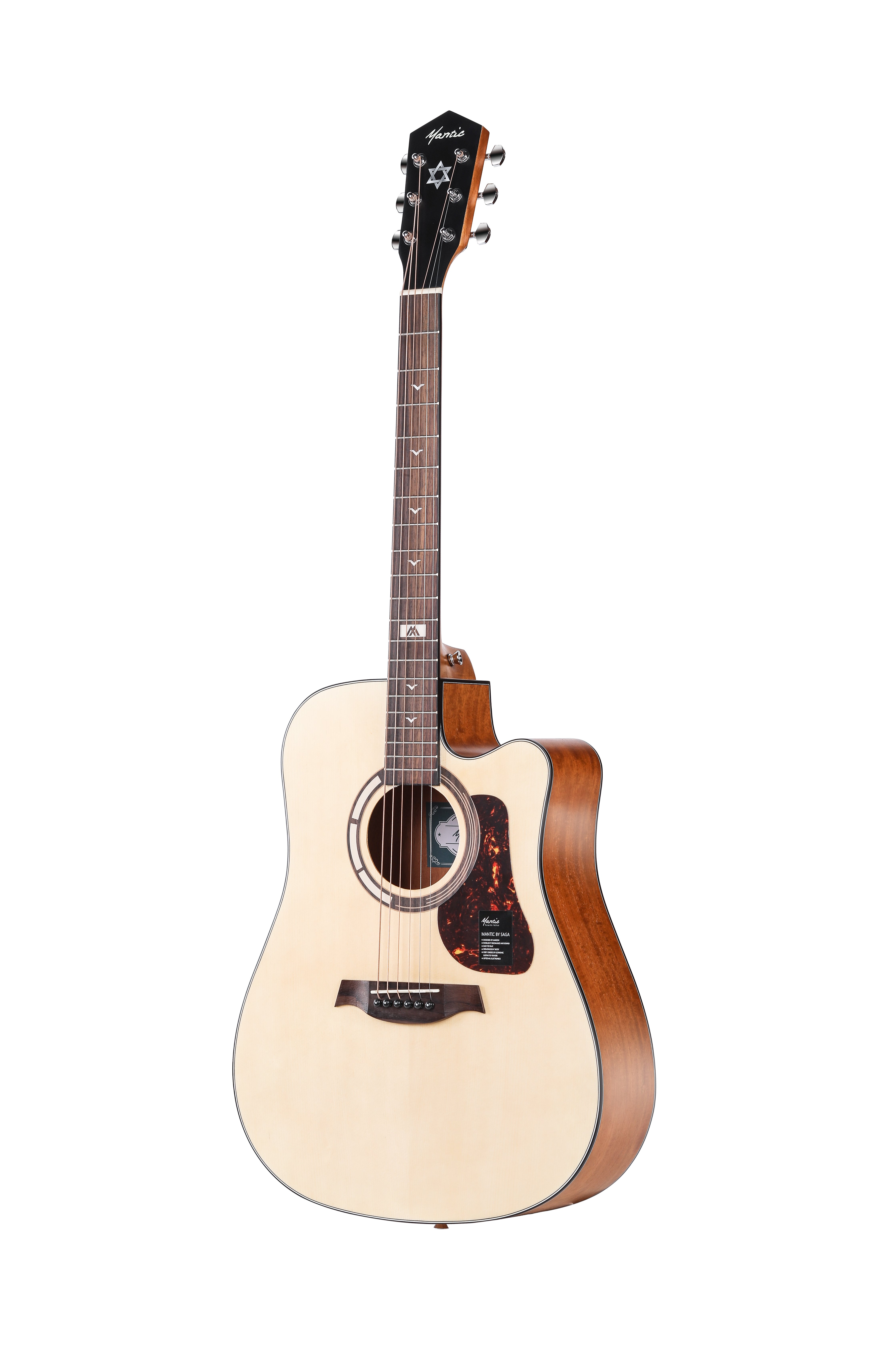 Mantic GT-1DC Акустическая гитара. Тип корпуса: Dreadnout с вырезом