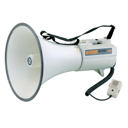 SHOW ER68 - Мегафон 45 Вт,  15 В, выносной микрофон, вх.AUX, вес 3,3 кг, алюминий