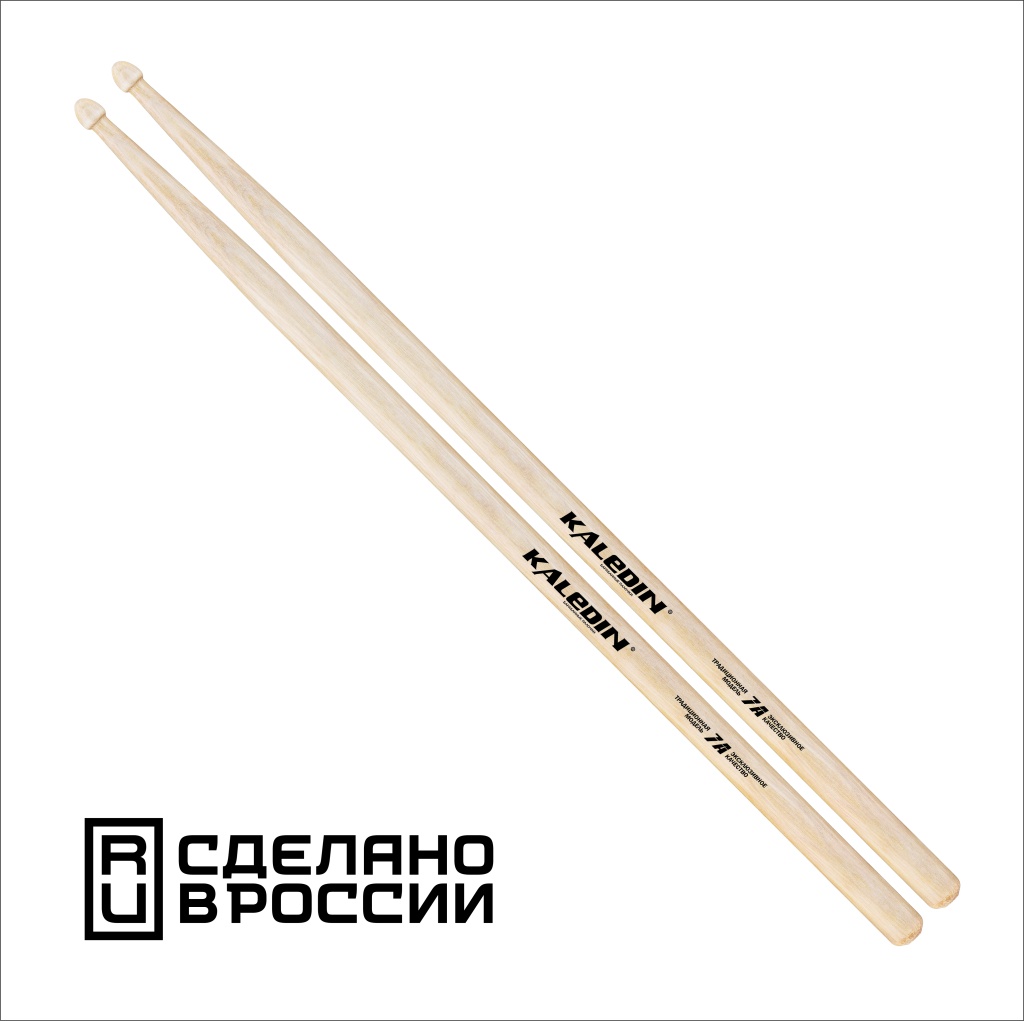 Kaledin Drumsticks 7KLHB7A 7А Барабанные палочки, граб, деревянный наконечник Kaledin Drumsticks 7KLHB7A 7А Барабанные палочки, граб, деревянный наконечник