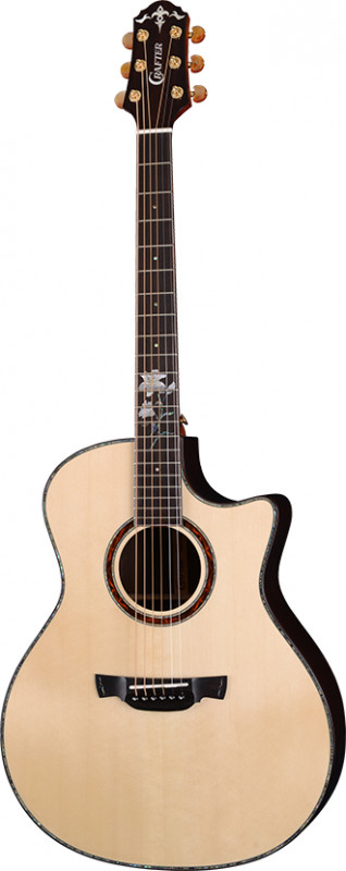 CRAFTER WF G-1000ce - электроакустическая гитара, верхняя дека Solid ель, корпус Solid палисандр