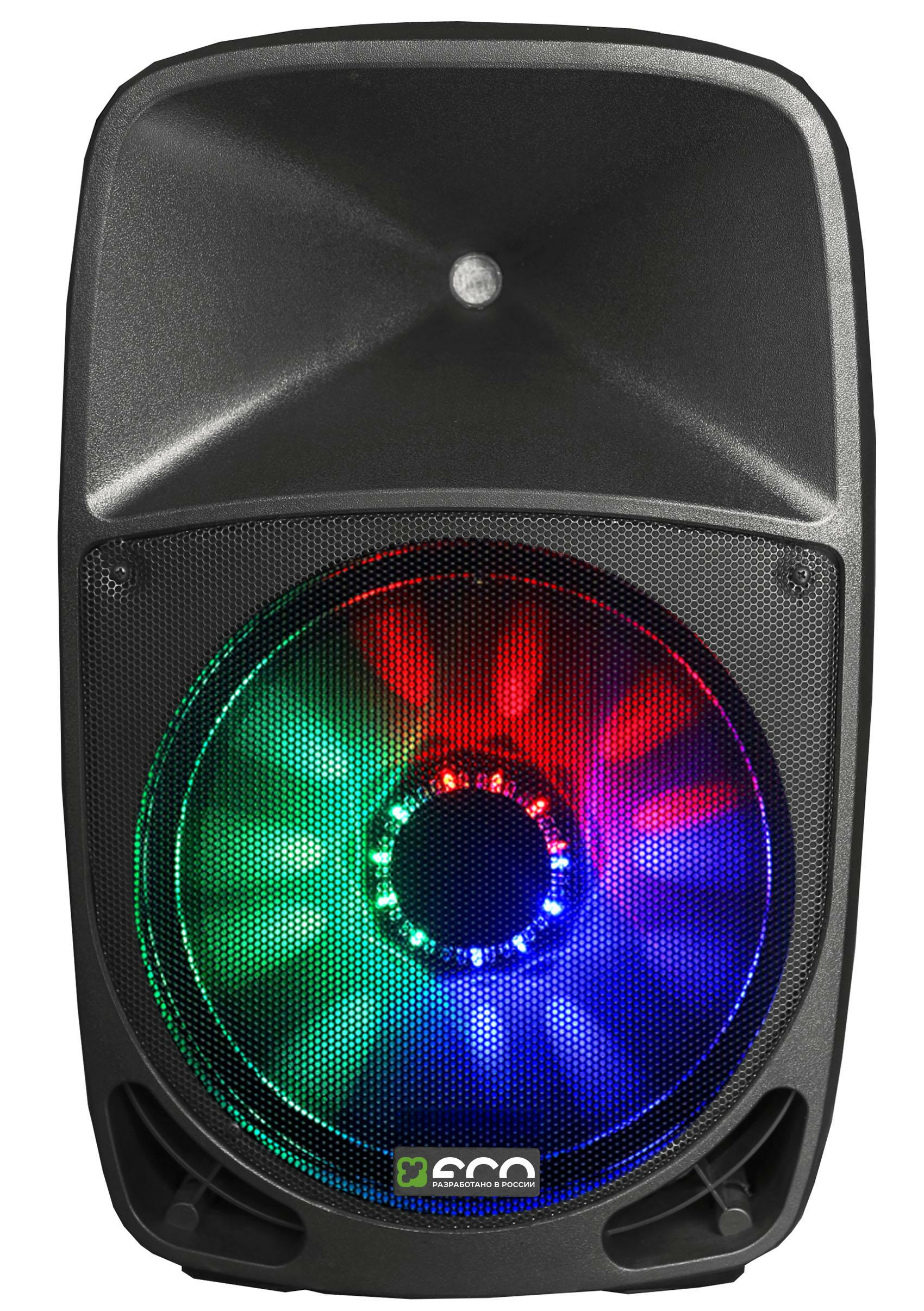 ECO DISCO BOX-15A MP3 (T) Активная акустическая система с MP3 плеером и светодиодной подсветкой. ECO DISCO BOX-15A MP3 (T) Активная акустическая система с MP3 плеером и светодиодной подсветкой.