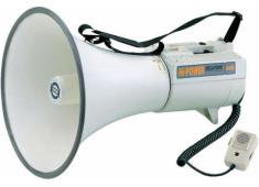 SHOW ER68 - Мегафон 45 Вт,  15 В, выносной микрофон, вх.AUX, вес 3,3 кг, алюминий