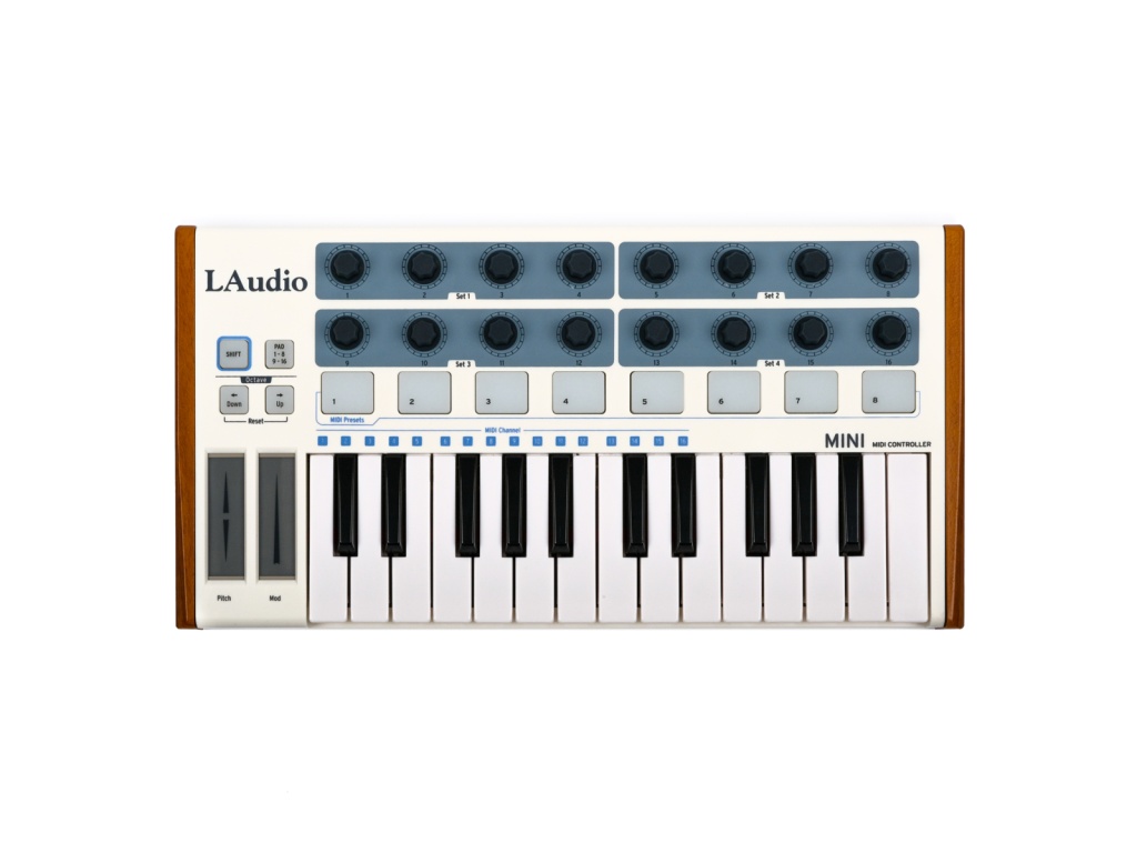 LAudio Worldemini MIDI-контроллер, 25 клавиш LAudio Worldemini MIDI-контроллер, 25 клавиш