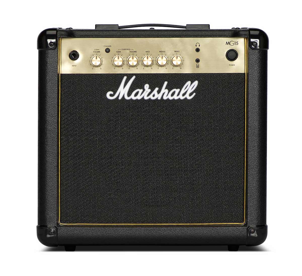 MARSHALL MG15G усилитель гитарный транзисторный, комбо, 1х8` 15Вт, 2 канала (Clean, Overdrive)