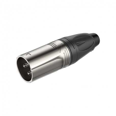 ROXTONE RX3M-NT Разъем cannon кабельный папа 3-х контактный, цвет: серебро, HQ