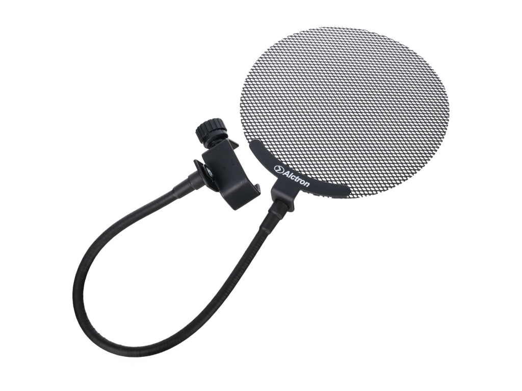 Alctron MA019B Студийная ветрозащита (поп-фильтр) с креплением, металл Alctron MA019B Студийная ветрозащита (поп-фильтр) с креплением, металл