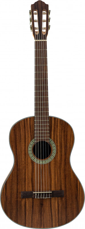 FLIGHT C-110 TEAK 4/4 - классическая гитара 4/4, верхн. дека-тик, корпус-тик, цвет натуральный